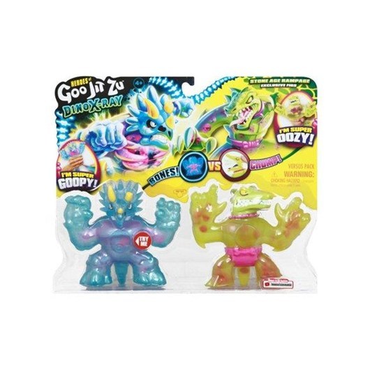 Goo Jit Zu Dino XRay Versus Pack - Tritops vs Shredz