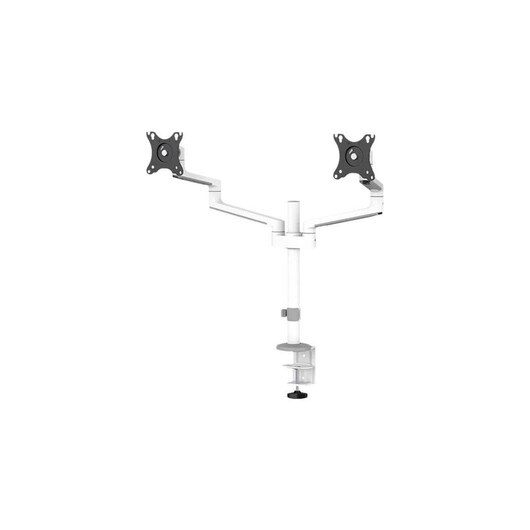 Neomounts by NewStar Neomounts DS60-425WH2 mounting kit - full-motion - for 2 monitors - white