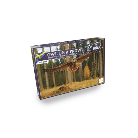 Lautapelit Nordic Quality Puzzles - SE:005 - Owl on a Prowl (