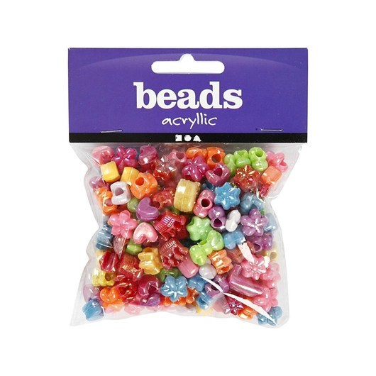 Creativ Company Figure Beads Multicolour approx. 190pcs.