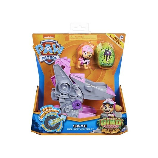 Paw Patrol Dino Deluxe-fordon - Skye