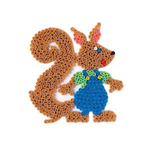 Hama Ironing Beads Pegboard-Squirrel
