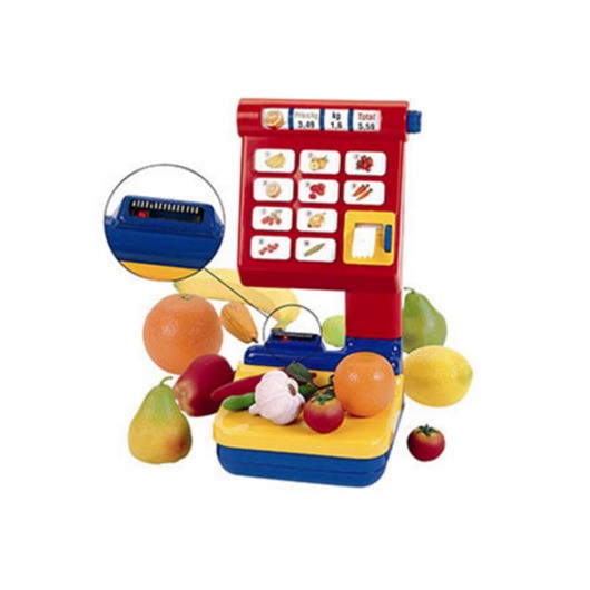 Theo Klein Supermarket Scale w. Weight