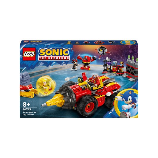 LEGO Sonic 76999 Super Sonic mot Egg Drillster