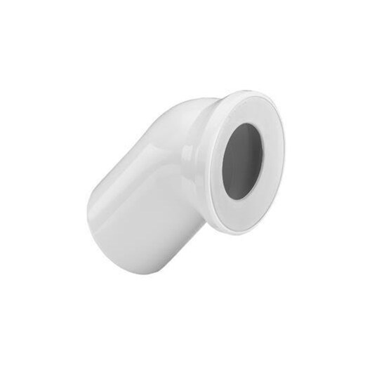 Viega Toilet bend 45° plastic/white