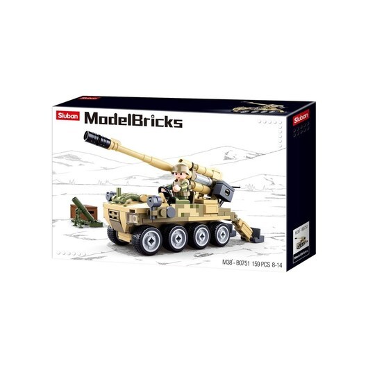 Sluban 8x8 Mobile Cannon