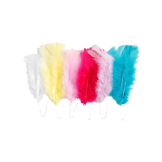 Creativ Company Feathers in Various Colors 11-17cm 18pcs.