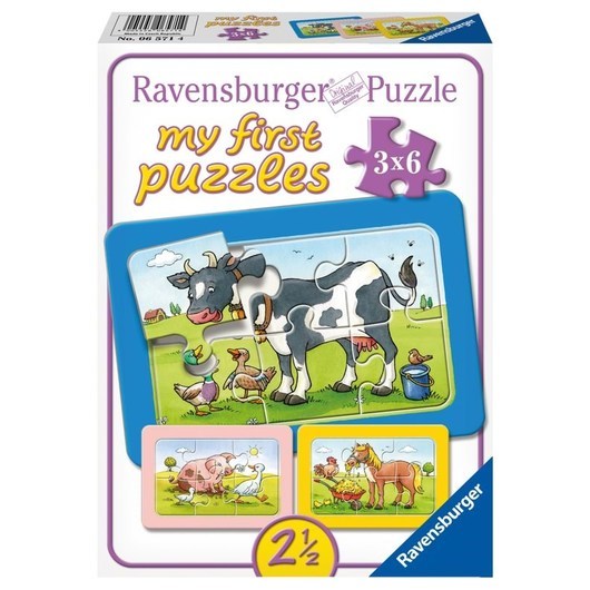 Ravensburger Good Animal Friends 3x6p