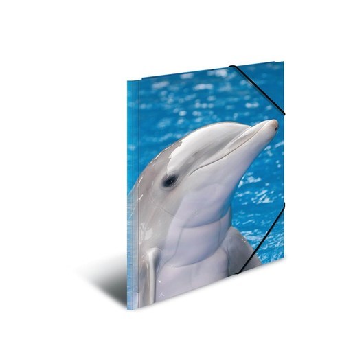 HERMA Elasticated folder A3 PP Dolphin