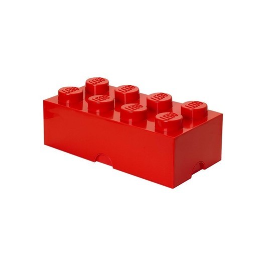 LEGO förvaring 8, röd