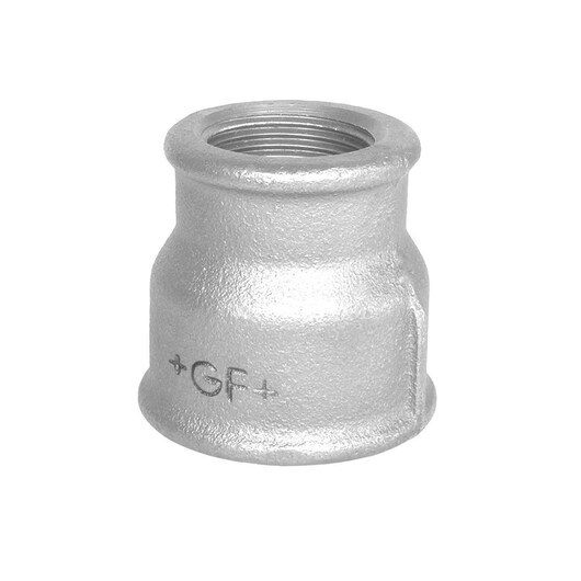 +GF+ Socket galvanized reducing 3/4" x 1/2"