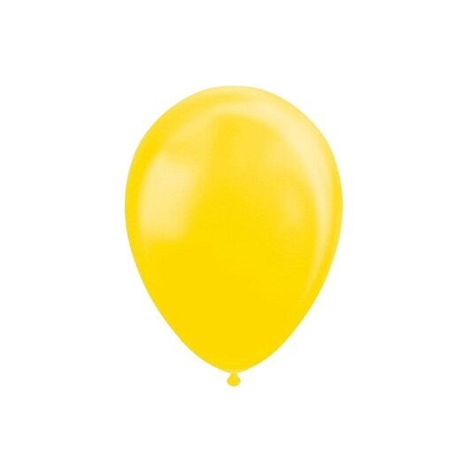 Globos Balloons Metallic Yellow 30cm 10pcs.