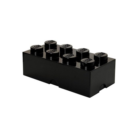 LEGO förvaring 8, svart