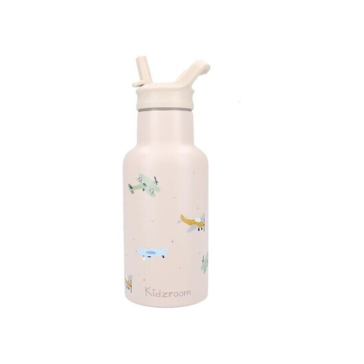 Kidzroom Drinking Bottle Sweet Sips Airplanes 350ml