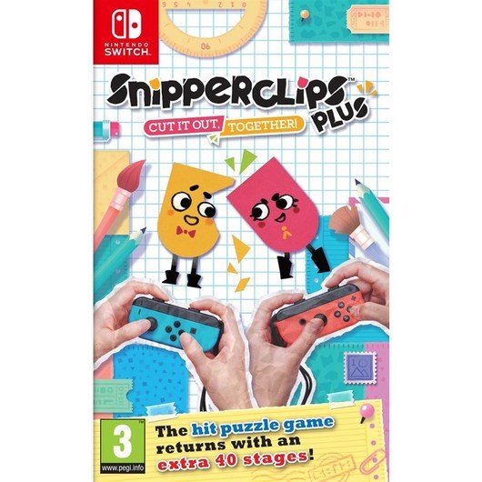 Snipperclips Plus: Cut it out together! - Nintendo Switch - Pussel