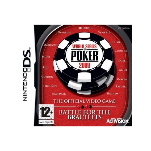 World Series of Poker 2008: Battle for the Bracelets - Nintendo DS - Kort