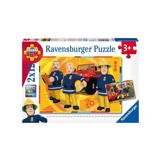 Ravensburger Fireman Sam In Action 2x12p