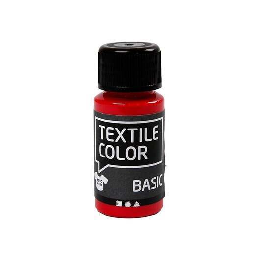 Creativ Company Textile Color Semi-opaque Textile Paint - Primary Red 50ml