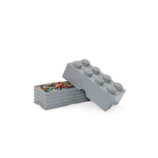 LEGO förvaring 8, grå