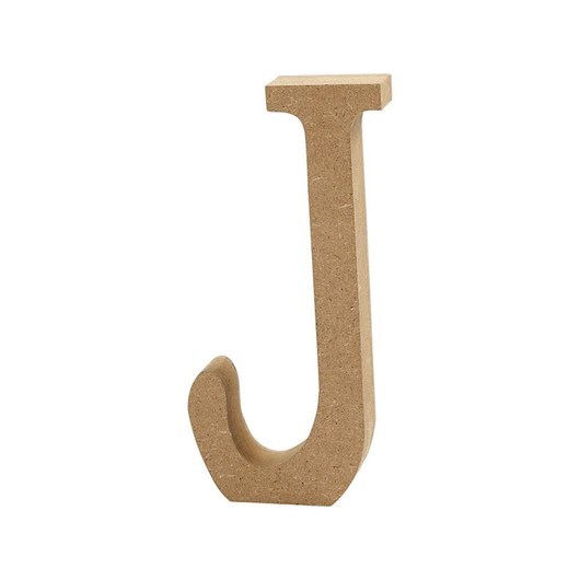 Creativ Company Letter J MDF 8cm 1pc.