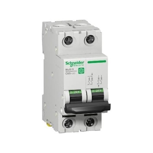 Schneider Electric Circuit breaker Multi9 C60H-DC 10A 2P C-characteristic 500VDC UL1077