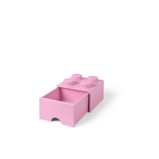 LEGO Förvaring med låda 4, rosa