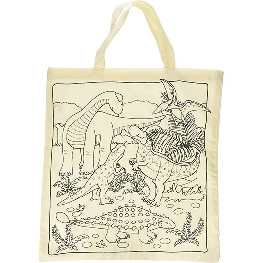 Goki Cotton Carrier Bag-Dinosaur XL