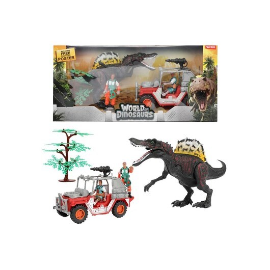 World of Dinosaurs Playset - Jeep with Dino