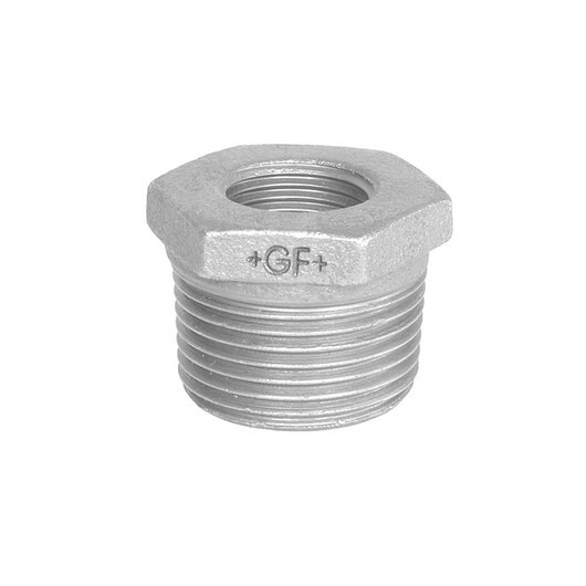 +GF+ Reducing bush galvanized concentric 1" x 1/2"