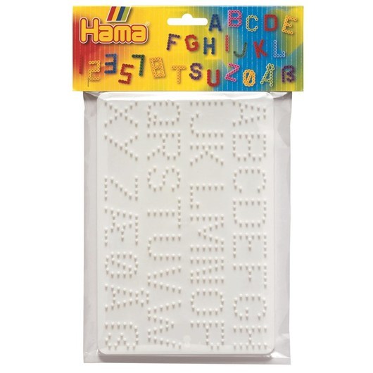 Hama Ironing beads Pegboards-Letters and numbers