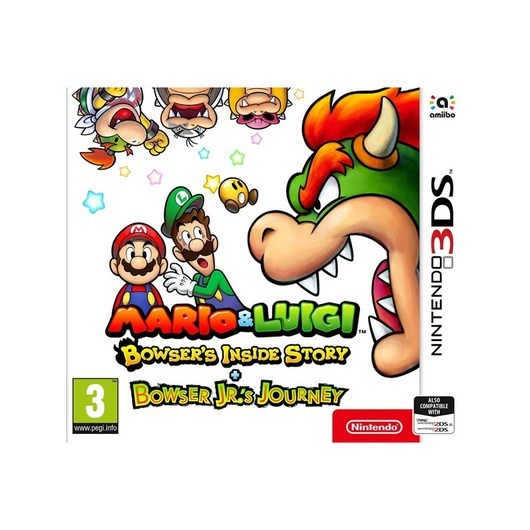 Mario &amp; Luigi: Bowser's Inside Story + Bowser Jr's Journey - Nintendo 3DS - RPG