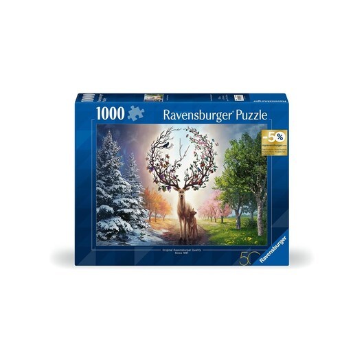 Ravensburger Puzzle The magical deer and the four seasons 1000p