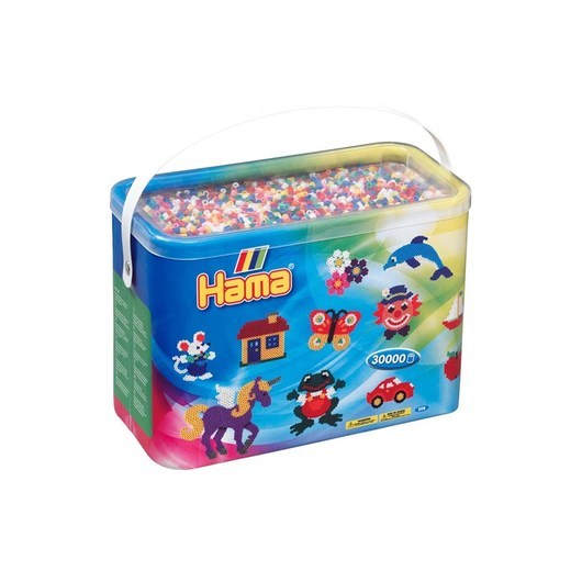 Hama Ironing beads in Bucket-Mix standard 30.000pcs