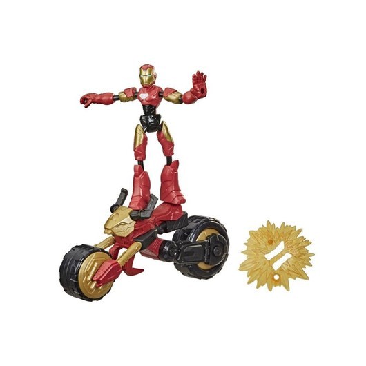 Hasbro Avengers - Bend &amp; Flex - Flex Rider Iron Man