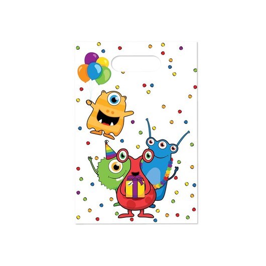 Haza Witbaard Monster Party dispensing bags 6 pcs.