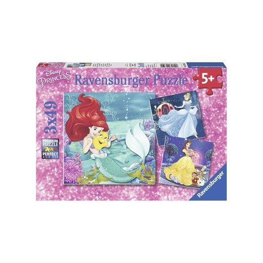 Ravensburger Princesses Adventure - 3x49p