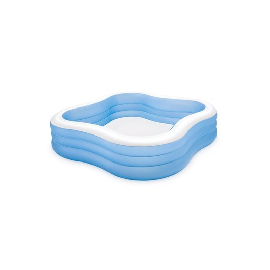 Intex Familjepool Beach Wave Swim Center Pool 229x229x56cm (1350L) (från 6 år)