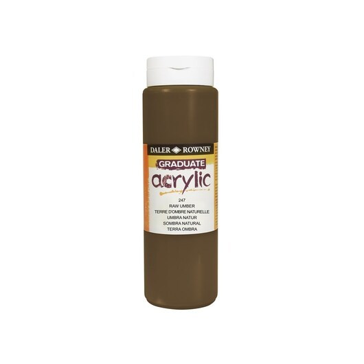 Daler-Rowney Graduate Acrylic 500 ml Raw Umber