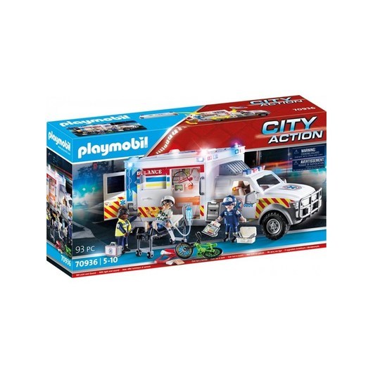 Playmobil City Action - Räddningsfordon: US Ambulans