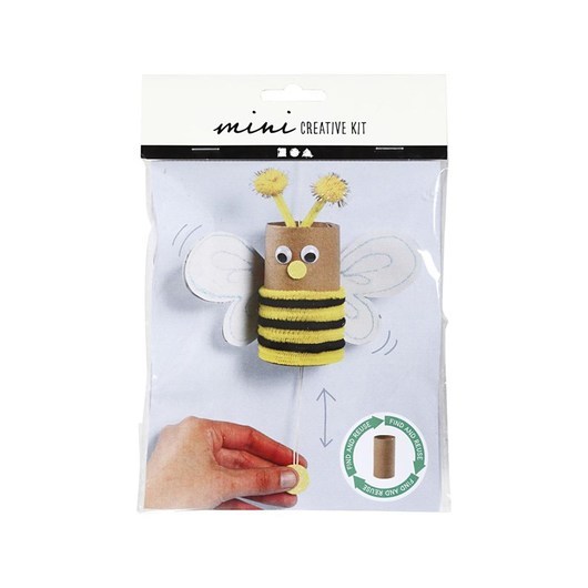 Creativ Company Mini Creative Kit - Toilet Roll Dangling Bee