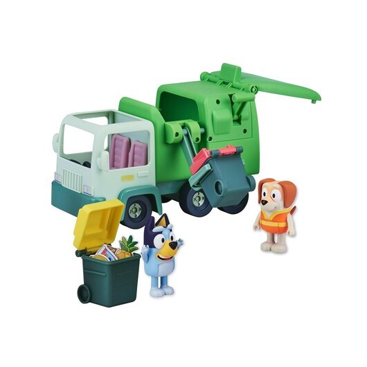 Moose Toys Bluey Garbage Truck with Play Figures