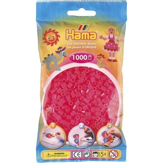 Hama Ironing beads-Fuchsia (032) 1000pcs.