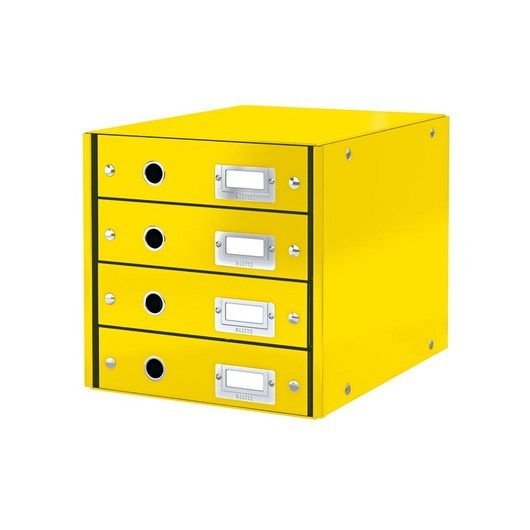 Leitz Förvaringsbox Click &amp; Store WOW 4 lådor