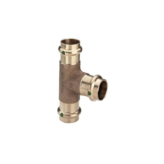 Viega Sanpress T-piece 28 mm gunmetal