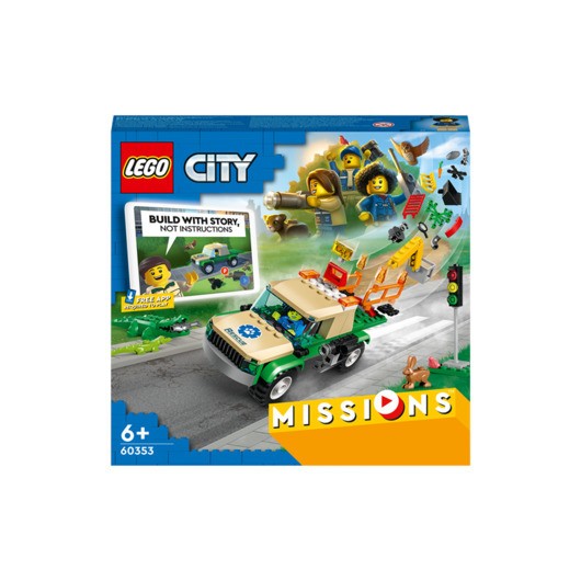 LEGO City 60353 Räddningsuppdrag med vilda djur