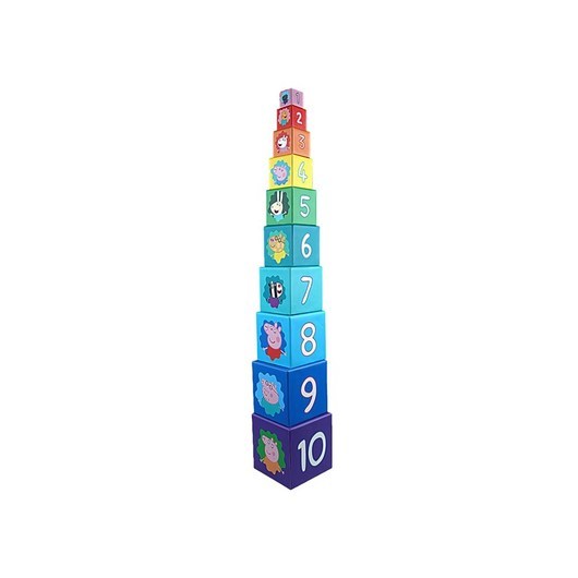 Barbo Toys Peppa Pig Stacking Cubes (10 cubes)