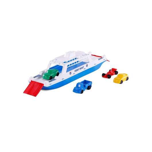 Cavallino Toys Cavallino Ferry with 4 Cars 45.5cm