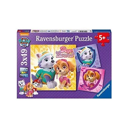 Ravensburger Paw Patrol Glamourous Girls 3x49p