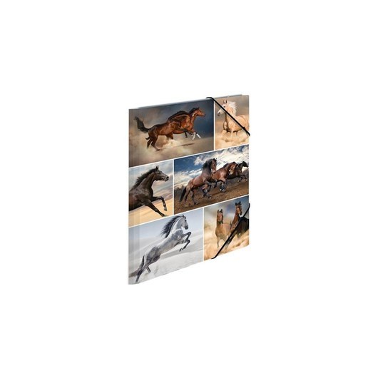 HERMA 3-flap folder - for A4 - horses