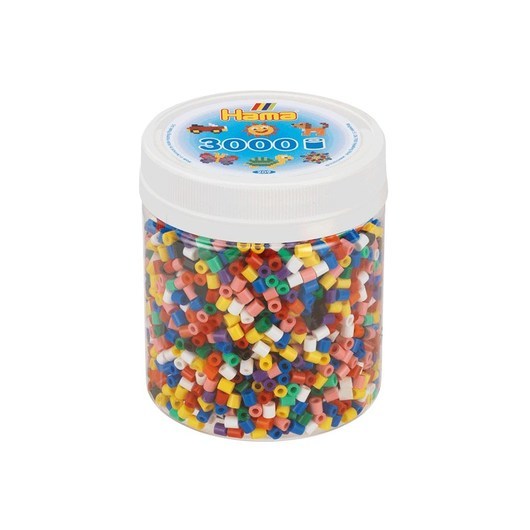 Hama Ironing Beads in Jar - Mix Standard (00) 3000pcs.